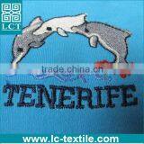 Hot China Products Blue Color Embroidered Cotton Plain Tshirt thumbnail-3