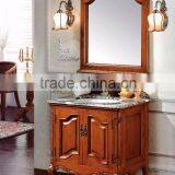 WTS2699 Antique Victorian Brown Bathroom Mirror Cabinet Bathroom Furniture thumbnail-4