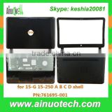 original laptop cover for hp laptop shell 15-G 15-250 Laptop A B C D Shell PN 761695-001