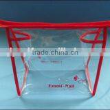 Pvc Cosmetic Bag With Non-woven Wrapped