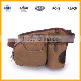 Factory Promotional Popular Design Canvas Waist Bag With Bottle Compartment for Outdoor, Running, Cycling thumbnail-1