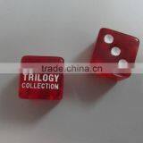 Engraved Acrylic Dice,can Custom Logo thumbnail-1