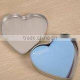 2015well Sell Popular Heart Shape Tin Box for Gift Packaging