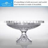 Wholesale Flower Shaped Fancy Centerpieces Glass Decorate Plates thumbnail-1