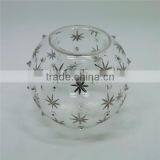 Mercury Round Glass Tealight Candle Holder Made in China thumbnail-3