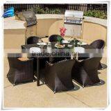 Leisure Synthetic Rattan Furniture Dining Table Sets thumbnail-2