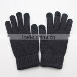 Wholesale Factory 100% Winter Long Warm Wool Felt Knitted Gloves thumbnail-4
