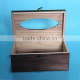 Sycamore Wood Rectangular Wooden Tissue Box, Hotel Home Use Napkin Box thumbnail-3