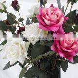 SJ1101502 Fabic Silk Red Rose Wholesale Flowers thumbnail-5