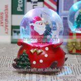 Christmas Promotional Gift 2016 Resin Snowman Snow Globe thumbnail-5