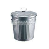 GALVANISED STEEL STORAGE DUST BIN thumbnail-1