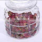 350ml Clear Airtight Decorative Glass Canisters With Glass Lid thumbnail-4