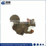Custom Resin Artificial Ground Squirrel Figurine Christmas Decoration thumbnail-1