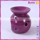 Simple Desgin Purple Ceramic Round Wax Burner thumbnail-3