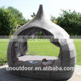 2016 New Peach Shape Rattan/wicker Daybed WYHS-D056, Wicker Furniture/Garden Patio Furniture/outdoor Furniture. thumbnail-1