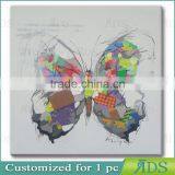 Wall Decorative Handmade Butterfly Oil Painting thumbnail-3