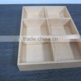 Divided Solid Wood Tea Box Handmade Wooden Box thumbnail-3