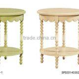 Modern ROUND End Table With Color Design thumbnail-1