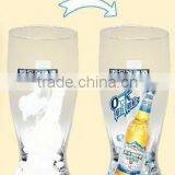 Food Grade Clear Glass Cup Beer With Cold Color Changing Design thumbnail-4