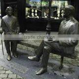 CLBS-Z081C Large Modern Garden Deco Bronze Sitting Man Sculpture thumbnail-1