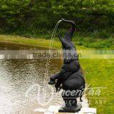 Elephant Fountain Bronze Water Garden Fountain thumbnail-1