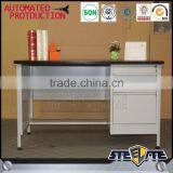 OA-4S L Shape Wooden Desktop and Steel Cabinet Office Desk thumbnail-3