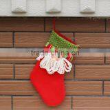 2017 Amazon Hot Custom Felt Fabric Christmas Gift Hanger Santa Christmas Stocking in Stock thumbnail-6