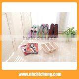 Saving Room Cheap Plastic Portable Cubby Shoe Rack thumbnail-5
