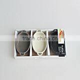 Set of 3 Colorful Oval Casserole Ceramic Tapas Set thumbnail-1