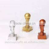 Wholesale New Design Resin World Cup Trophy for Sale thumbnail-5