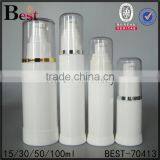 Promotion Cosmetic Personal Care Beard Oil Lotion Detergent Essential Oil Pomade PP White 100ml Plastic Bottle for Oil With Pump thumbnail-3