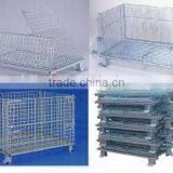 Galvanized Plating Folding Wire Mesh Cages for Goods Storage in Warehouse thumbnail-2