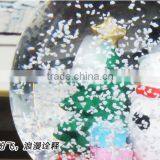 Hot Sale Snowflake Christmas Snow Globe Musical Christmas Snow Globe thumbnail-4