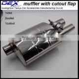 Performance Muffler With Exhaust Cutout Kit in Exhaust System thumbnail-2