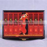 Red Chinese Lacquer Jewelry Boxes/wedding /chinese Style/Decoration thumbnail-2