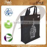 Three Bottle Jute Bag for Wine Shopping thumbnail-2