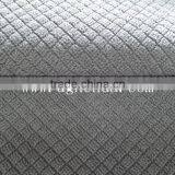 Grey Knitting Fabric Laminate Grid Polar Fleece Fabric for Garment thumbnail-4