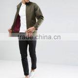 Custom Best Price High Quality New Design Durable Functional Pockets Funnel Collar 100% Cotton Twill Brown Casual Men Jacket thumbnail-4