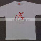 100% Cotton Cheap Price Custom Printed T-Shirt, White Short Sleeve T-shirts thumbnail-1