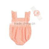 New Arrivals Baby Clothing Baby Girl Rompers Baby Jumpsuit Kids Seaside Clothing With Headband thumbnail-4