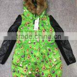 GZY Down Filled Jacket Warehouse Guangzhou Mixed Coat Winter Anti-static Cheap China Stock 2017 Good Quality thumbnail-3