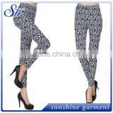 2017 Wholesale OEM Services Women 92% Polyester 8% Spandex Brushed Legging thumbnail-5