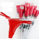 Valentine's Day Gift Cheap Women Thongs Sexy Lace Thongs For Ladies Rose Panties Rolling Pack thumbnail-2