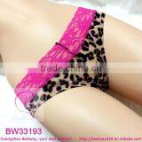 Sexy Women Hot Photos of Fancy Leopard With Lace Waist Panties thumbnail-1