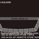 Custom Simple Line Rhinestone/Acrylic /Gem Stone Glitter Hot Fix Rhinestone for Clothing thumbnail-5