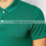 100% Cotton Green Solid Color Men Polo Shirt PS0110A thumbnail-3