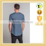 Curved Bottom Tri Blend Fitted t Shirt,t Shirt With Your Own Logo thumbnail-2