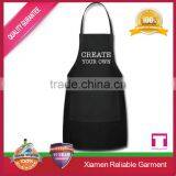 Hot Sales Waterproof Black Leather Apron With Printing thumbnail-1