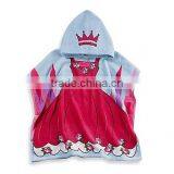 Kids Printed Superhero Hooded Beach Towel in Multi Color,wholesale Cotton Beach Towels Printing thumbnail-3