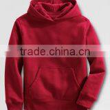 BOYS RED PULLOVER HOODY WITH POCKET thumbnail-1